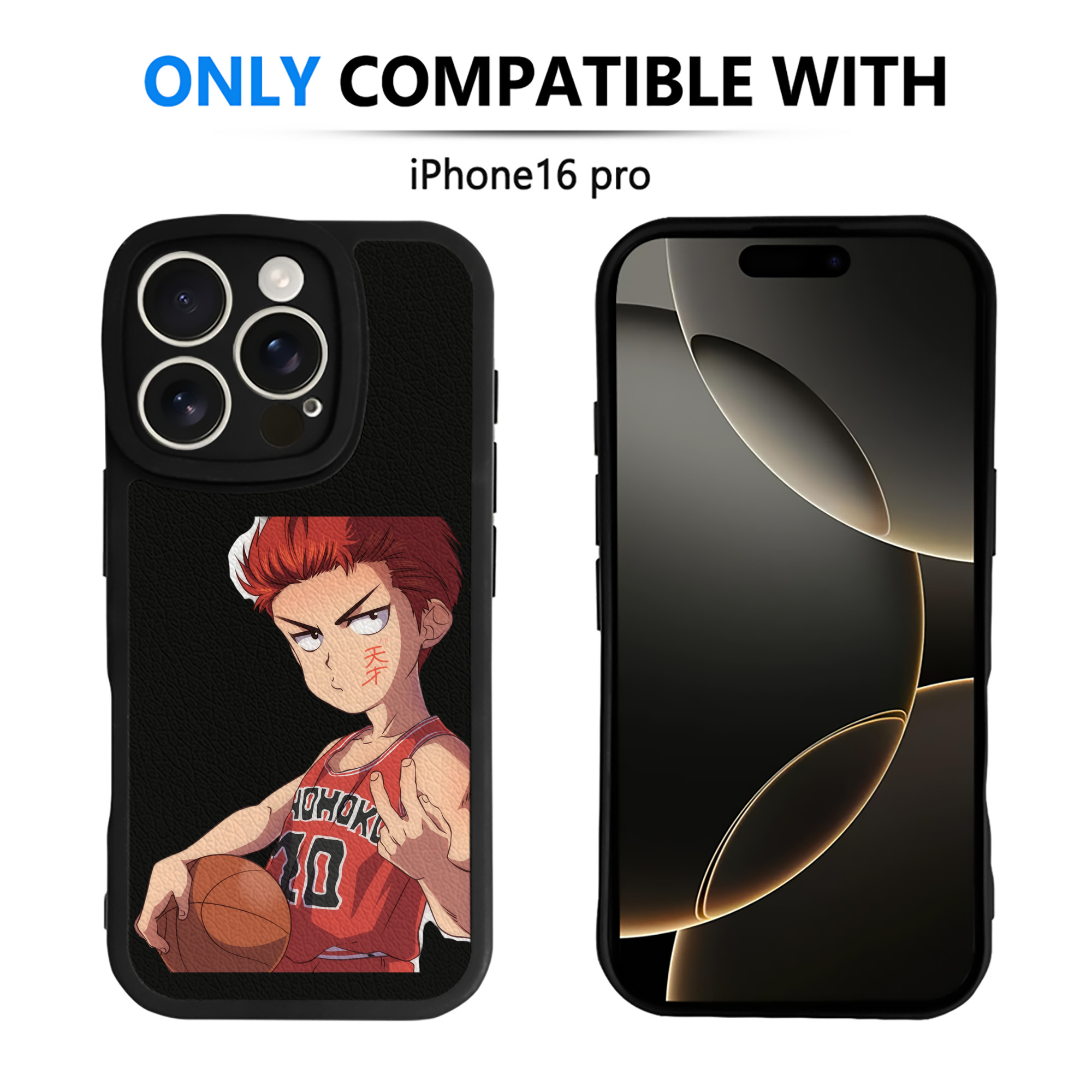 （画像用） SLAM DUNK／スラムダンク 【iPhone 16シリーズ対応】シリコンスマホケース（レザー調） 材質：シリコン